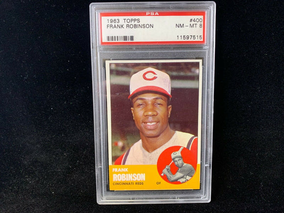 1963 TOPPS FRANK ROBINSON #400 PSA 8 NM-MT