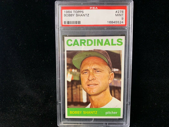 1964 TOPPS BOBBY SHANTZ #278 PSA 9 MINT