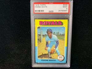 1975 TOPPS FRANK WHITE #569 PSA 9 MINT