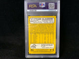 2017 HERITAGE TYLER GLASNOW REAL ONE AUTOGRAPHS ROOKIE PSA 10 GEM MT